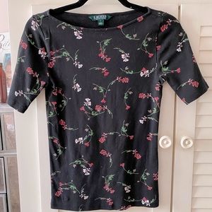 Floral Ralph Lauren Fitted Tee